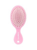 Массажная мини-расческа  для волос с подвеской, Розовая Solomeya Mini hair brush with keychain, Pink, 1 шт